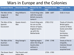 How did the French and Indian War cause friction between the
