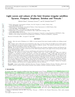 Light curves and colours of the faint Uranian irregular satellites