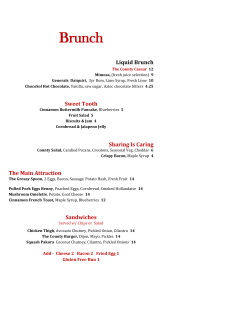 Brunch - The County General