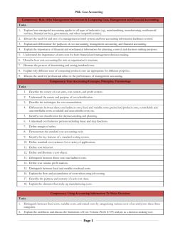 accounting i - FBLA-PBL