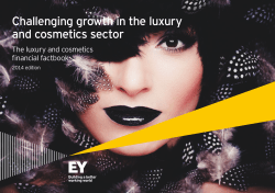 Challenging growth in the luxury and cosmetics sector