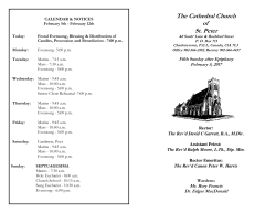 Sunday, Feb. 5, 2017 - St. Peter Publications