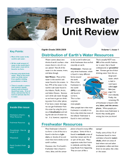 Freshwater Newsletter