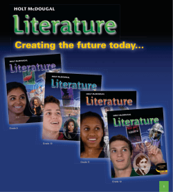 Creating the future today&hellip; - Houghton Mifflin Harcourt