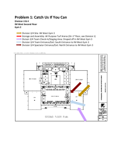 Problem 1: Catch Us If You Can