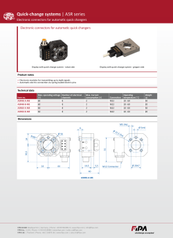 Quick-change systems | ASR series