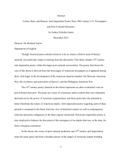 Abstract Cotton, Rum, and Reason: Anti