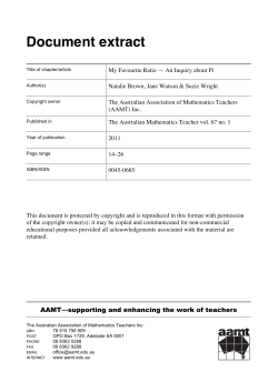 - Australian Association of Mathematics Teachers