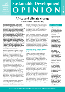 Sustainable Development