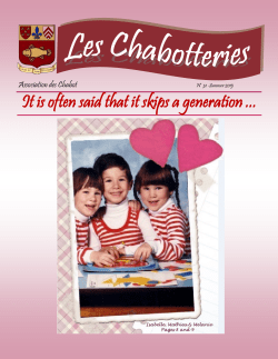 It is often said that it skips a generation