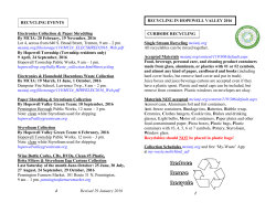 Recycling in Hopewell Valley