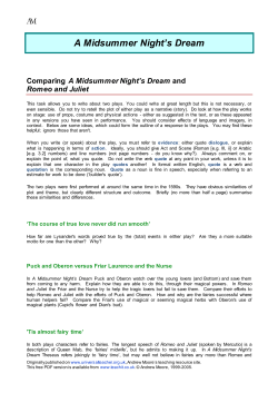 A Midsummer Night`s Dream