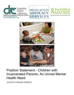 Children with Incarcerated Parents