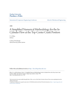A Simplified Numerical Methodology for the In