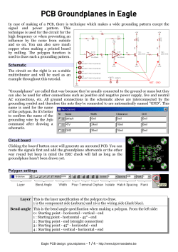 PCB Groundplanes in Eagle