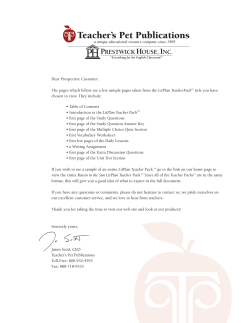 Hatchet - Literary Plan Sample PDF