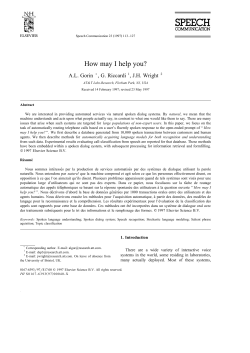 How may I help you? - Department of information engineering and