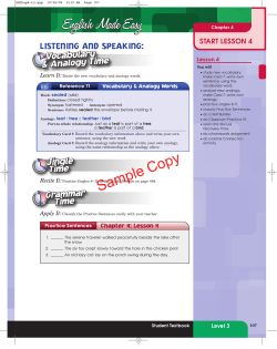 LISTENING AND SPEAKING