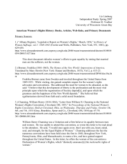 History of American Women`s Rights Movement