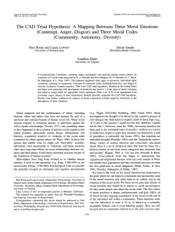 The CAD Triad Hypothesis