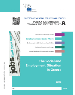 The Social and Employment Situation in Greece