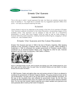 Guevara Ernesto `Che` Guevara and the Cuban Revolution