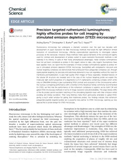 STED - RSC Publishing - Royal Society of Chemistry