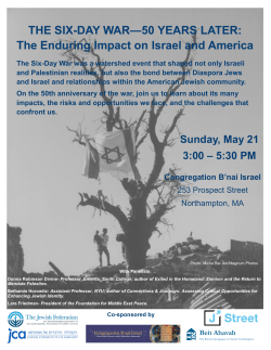 THE SIX-DAY WAR&mdash;50 YEARS LATER