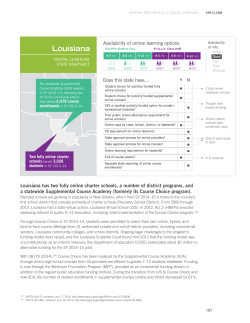 Louisiana - Keeping Pace