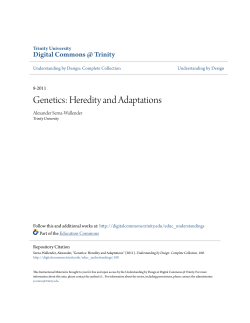Genetics: Heredity and Adaptations