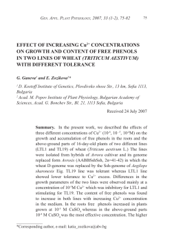 EFFECT OF INCREASING Cu2+