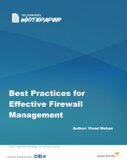 Best Practices for Effective Firewall Management