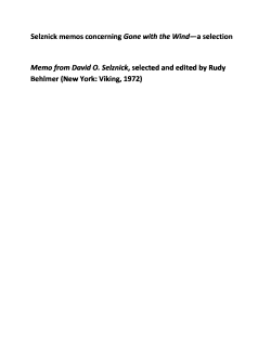 PDF link to all memos here