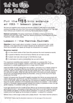 lesson plans - National Schools Partnership