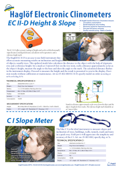 pdf Electronic Clinometers Product sheet