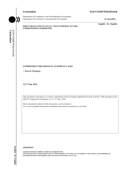 DA F /C OMP /WD (2016)48 Unclassified