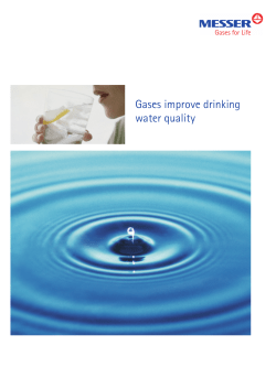 Gases improve drinking water quality