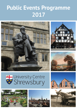Public Events Programme