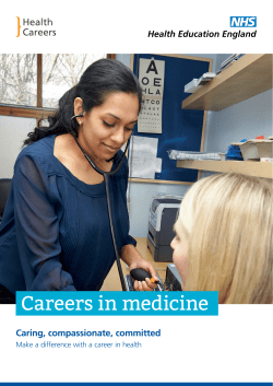 Careers in medicine