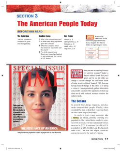 The American People Today - AHHS Support for Student Success