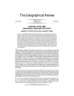 Foote-Toth-Arvay-Hun.. - University of Colorado Boulder