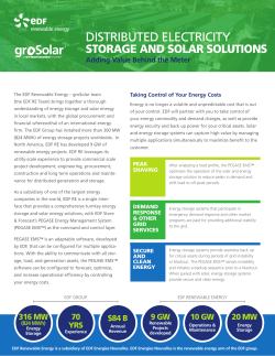 Distributed Electricity and Storage for Energy Users