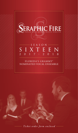 Brochure - Seraphic Fire
