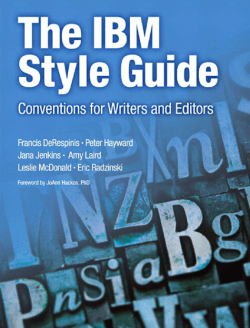 The IBM Style Guide