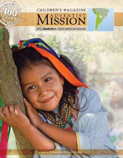 4th Quarter 2012 - Adventist Mission