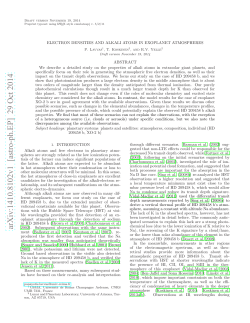 Electron densities and alkali atoms in exoplanet atmospheres