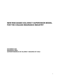 new risk-based solvency supervision model for the chilean