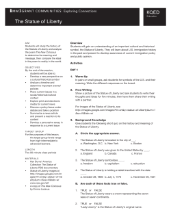 The Statue of Liberty