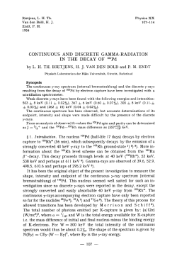 CONTINUOUS AND DISCRETE GAMMA
