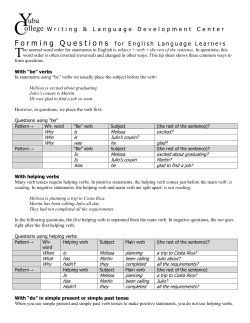 Questions - Yuba College